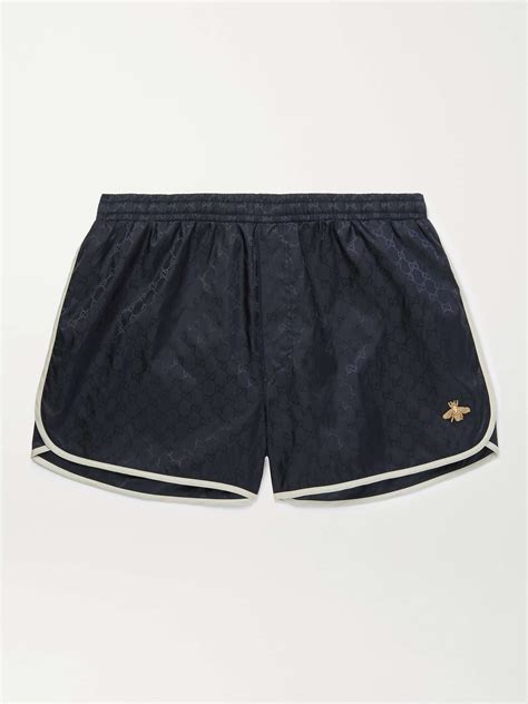 gucci jacquard-shell swim shorts|short Gucci yupoo.